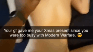 Geil meisje gaat met kerst vreemd met een donkere guy!